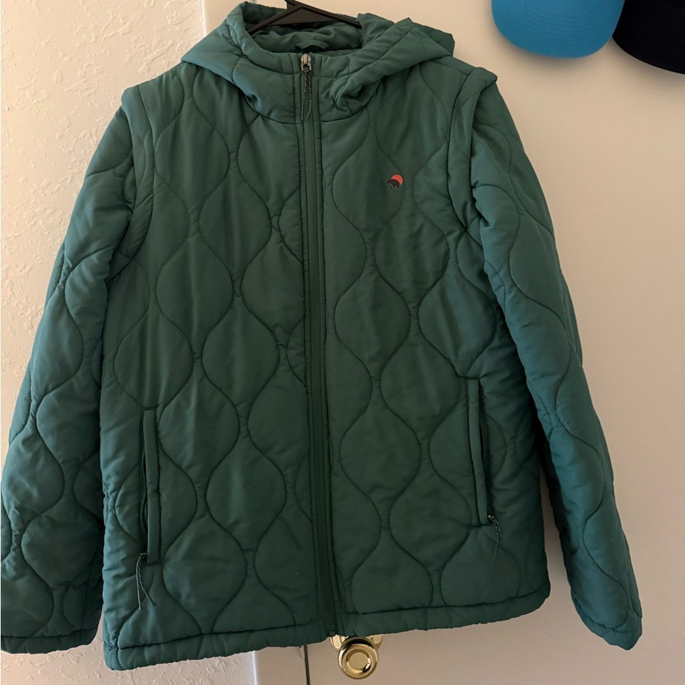 Wondery Outdoors Andi Ochre Convertible
Puffer Jacket